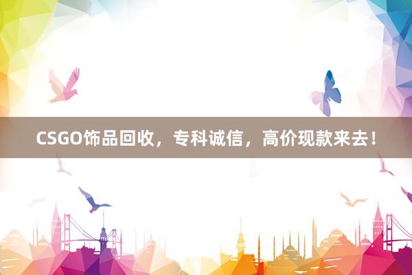 CSGO饰品回收，专科诚信，高价现款来去！
